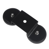 Strong Magnetic Suction Cup Holder for Car D66mm D88mm Dual Magnet Base Rubber Bracket Magnetic Mounting M10 Screw Hole for Camera Light Phone Holder Monitor Display Stand
