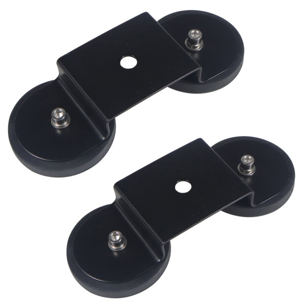 Strong Magnetic Suction Cup Holder for Car D66mm D88mm Dual Magnet Base Rubber Bracket Magnetic Mounting M10 Screw Hole for Camera Light Phone Holder Monitor Display Stand