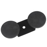 Strong Magnetic Suction Cup Holder for Car D66mm D88mm Dual Magnet Base Rubber Bracket Magnetic Mounting M10 Screw Hole for Camera Light Phone Holder Monitor Display Stand