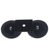 Strong Magnetic Suction Cup Holder for Car D66mm D88mm Dual Magnet Base Rubber Bracket Magnetic Mounting M10 Screw Hole for Camera Light Phone Holder Monitor Display Stand