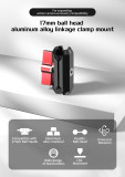 Articulating Magic Arm Clamp, Aluminum Alloy Camera Mount Extension Arm, Motorcycle Electric Vehicle Riding Brackets Connecting Rods