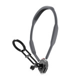 Adjustable Chest Mount Harness w 3-Card Damping Rotating, Magnetic Neck Brace Strap Belt, Mobile Phone Holder Compatible with Phone 17/16 series