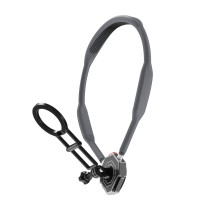 Adjustable Chest Mount Harness w 3-Card Damping Rotating, Magnetic Neck Brace Strap Belt, Mobile Phone Holder Compatible with Phone 17/16 series