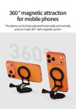 Adjustable Chest Mount Harness w Magnetic 3-Card, Magnetic Neck Brace Strap Belt, Mobile Phone Holder Compatible with Phone 17/16 series