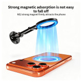 Magnetic Foldable Phone Holder with 2-Cards/1/4'' Screw/Metal Fixing Base, Aluminum Phone Stand, 400g Load Capacity for Phone 12/13/14/15 Series