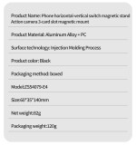 Magnetic Phone Holder Clip, Adjustable Chest Mount Harness with 300g Load Capacity Compatible with Phone 17/16 Series