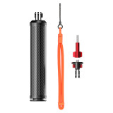 Waterproof Floating Hand Grip with 1/4'' Adapter, Camera Handle Mount Buoyancy Bar, Underwater Tripod Hand Stand Selfie Stick Pole