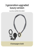 Adjustable Chest Mount Harness w Magnetic 3-Card, Magnetic Neck Brace Strap Belt, Mobile Phone Holder Compatible with Phone 17/16 series