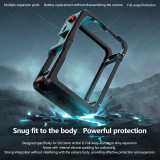 Quick-Release Camera Cage Compatible with Action 6, Aluminum Alloy Expansion Frame w Cold Shoe for Fill Lights, Microphones