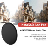 Camera Filter Adapter Ring Compatible with AcePro/Ace Pro, w Protective Frame, Adjustable CPL/ND8/ND64/ND1000/UV Filter