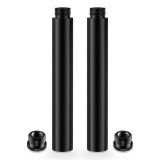 Microphone Mount Adapter, 180 ° Rotation Mic Stand Adapter, Mic Boom Arm 1/4 & 3/8 Screws Adapter, Extension Tube for Camera Tripod, Projector Stand Arm