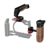 Camera Side Handle & Top Handles with Slide, Quick-Release Ergonomic Control Hand Grip, Up and Down Adjustable