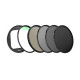 Camera Filter Adapter Ring Compatible with AcePro/Ace Pro, w Protective Frame, Adjustable CPL/ND8/ND64/ND1000/UV Filter