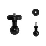 17MM/20MM/25MM to 1/4  Screw Male/Female Ball Head Mount Adapter, Aluminum Ball Adapter for Action Camera Tripod Phone Stand GPS Holder Bracket
