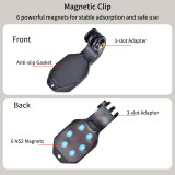 Multi-functional Camera Cage Compatible with GO Ultra Cameras, Featuring Charging Port & 2 Card Slot Mount Adapter