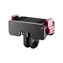 Magnetic Quick Release Mount Base, 2-Card Camera Adapter Mount, Cycling Extension Bracket, 1/4 ARRI-standard Positioning Hole for Selfie Sticks