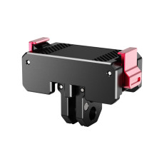Magnetic Quick Release Mount Base, 2-Card Camera Adapter Mount, Cycling Extension Bracket, 1/4 ARRI-standard Positioning Hole for Selfie Sticks