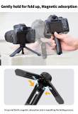 95mm/119mm/145mm/139mm/188mm Aluminum Alloy Photography Tripod, Phone Desktop Mount, Handheld Portable Selfie Stick, N52 Strong Magnetic Attraction for Pocket 3/X5 Camera