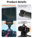 95mm/119mm/145mm/139mm/188mm Aluminum Alloy Photography Tripod, Phone Desktop Mount, Handheld Portable Selfie Stick, N52 Strong Magnetic Attraction for Pocket 3/X5 Camera