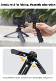 95mm/119mm/145mm/139mm/188mm Aluminum Alloy Photography Tripod, Phone Desktop Mount, Handheld Portable Selfie Stick, N52 Strong Magnetic Attraction for Pocket 3/X5 Camera