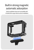 Camera Cage Frame for Go Ultra, Metal Protective Case with Cold Shoe, 1/4'' Expansion Mount Horizontal & Vertical Vlog Photograph