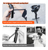 95mm/119mm/145mm/139mm/188mm Aluminum Alloy Photography Tripod, Phone Desktop Mount, Handheld Portable Selfie Stick, N52 Strong Magnetic Attraction for Pocket 3/X5 Camera