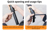 95mm/119mm/145mm/139mm/188mm Aluminum Alloy Photography Tripod, Phone Desktop Mount, Handheld Portable Selfie Stick, N52 Strong Magnetic Attraction for Pocket 3/X5 Camera