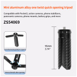 95mm/119mm/145mm/139mm/188mm Aluminum Alloy Photography Tripod, Phone Desktop Mount, Handheld Portable Selfie Stick, N52 Strong Magnetic Attraction for Pocket 3/X5 Camera