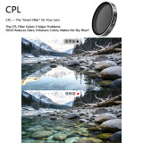 Camera Filter for Action 3/4/5pro Sports Cameras