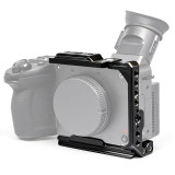 Camera Cage, Aluminum Expansion Protective Frame Kit for FX2/A7M5/A7R5/A7M4 Camera with Cold Shoe Mount, DSLR Photography Live Streaming Expansion Rig
