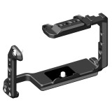 Camera Cage, Aluminum Expansion Protective Frame Kit for FX2/A7M5/A7R5/A7M4 Camera with Cold Shoe Mount, DSLR Photography Live Streaming Expansion Rig