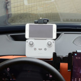 Aluminum Magnetic Phone Holder for Car Dashboard, Rotating & Folding Suction Cup Car Camera Mount (for NEO2/MINI 5Pro)