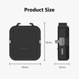 Portable Camera Charging Dock, Multi-functional Data Transfer and Battery Life Compatible with Insta360 GO Ultra