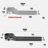 130mm/140mm Horizontal Extension Arm Crossbar, Quick-release Stabilizing Bar Mount Plate Extended for RS 3 Mini Gimbal