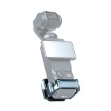 Magnetic Camera Cage Frame, Quick-Release Expansion Adapter Mount for Osmo Pocket 3, Protective Case Metal Cage with Cold Shoe