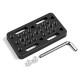 Multi-Function Quick Release Plate with 1/4  3/8  Screw Hole, Aluminum Alloy Mounting Plate for DSLR Camera Tripod Mount Adapter