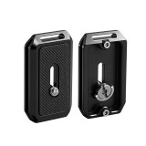 38mm Universal Quick Release Plate with 1/4  Screw, Camera Strap Holes, Arca-Type Gimbal Mount Base for DSLR Camera Tripod Ball Head Clamp
