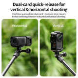 Magnetic Camera Cage for Osmo Nano, Quick Release Protection Frame with Dual Cold Shoe, Support Vertical and Horizontal Switching