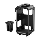 Magnetic Camera Cage for Osmo Nano, Quick Release Protection Frame with Dual Cold Shoe, Support Vertical and Horizontal Switching