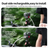 Quick-release Camera Mount Adapter, Magnetic Camera Holder with 1/4 ARRI-standard Positioning Hole, Extension Bracket for Selfie Stick, Tripod