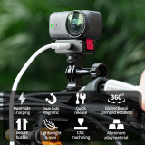Quick-release Camera Mount Adapter, Magnetic Camera Holder with 1/4 ARRI-standard Positioning Hole, Extension Bracket for Selfie Stick, Tripod