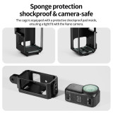 Magnetic Camera Cage for Osmo Nano, Quick Release Protection Frame with Dual Cold Shoe, Support Vertical and Horizontal Switching