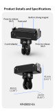 Aluminum Alloy Magnetic Mount Adapter with 1/4 ARRI-standard Positioning Hole Compatible with Action 3/4/5/360 Panoramic