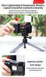 Action Camera Street Photograph Grip Kit for Action 5 Pro/4/3 Camera Cage, Street Photograph Essential Shutter Grip Accessories