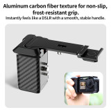 Action Camera Street Photograph Grip Kit for Action 5 Pro/4/3 Camera Cage, Street Photograph Essential Shutter Grip Accessories