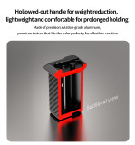 Action Camera Street Photograph Handle Grip Protective Frame Kit for Ace Pro 2, Aluminum Alloy Carbon Fiber Textured Shutter Grip