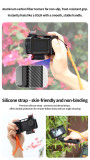 Action Camera Street Photograph Grip Kit for Action 5 Pro/4/3 Camera Cage, Street Photograph Essential Shutter Grip Accessories
