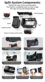 Action Camera Street Photograph Grip Kit for Action 5 Pro/4/3 Camera Cage, Street Photograph Essential Shutter Grip Accessories