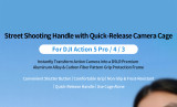 Action Camera Street Photograph Grip Kit for Action 5 Pro/4/3 Camera Cage, Street Photograph Essential Shutter Grip Accessories