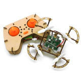 DIY Assembled Drone, Wooden Quadcopter Model Assembly Tutorial